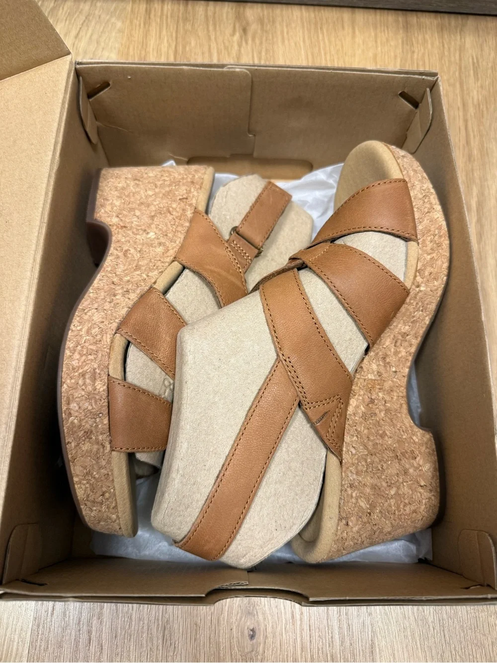 Clark’s sz 8 Giselle wedge sandal
